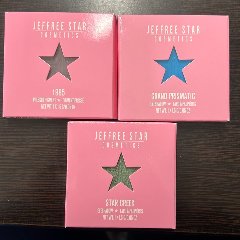 Jeffrey Star eye shadows